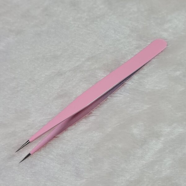 MPK Nails® Präzisions-Pinzette, gerade pink