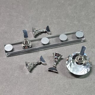 Tiphalter Kristall silber