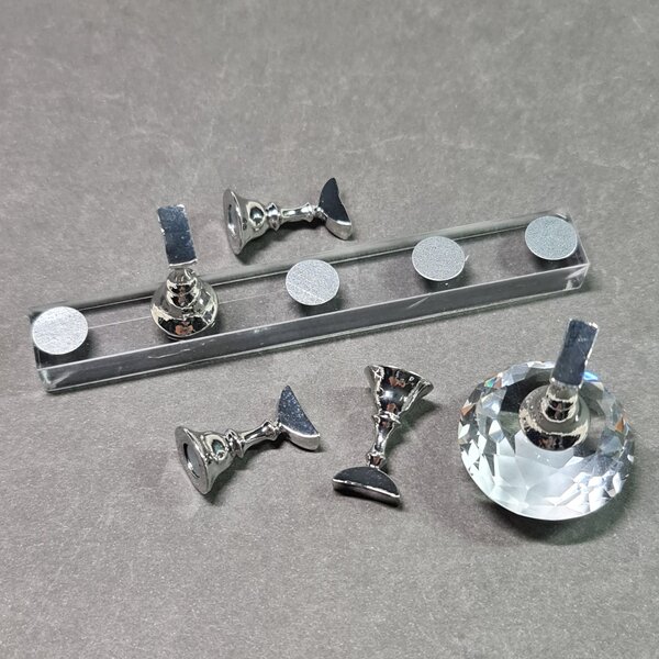 MPK Nails® Tiphalter Kristall silber