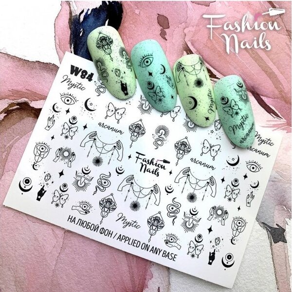 Fashion Nails Nail Wraps Weisse Tresse W84