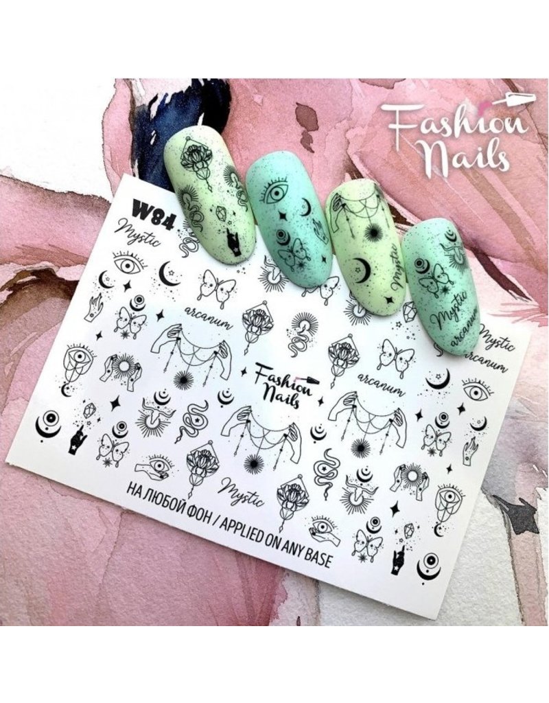 Nail Wraps Weisse Tresse W84