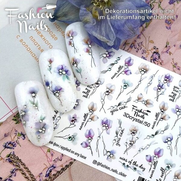 Fashion Nails Nail Wraps 3DC 50