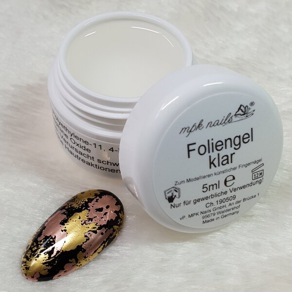 MPK Nails® Foliengel klar - 15ml Tiegel