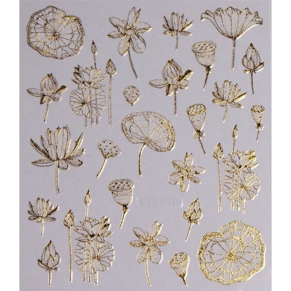 MPK Nails® Nail Sticker gold - FL 5016