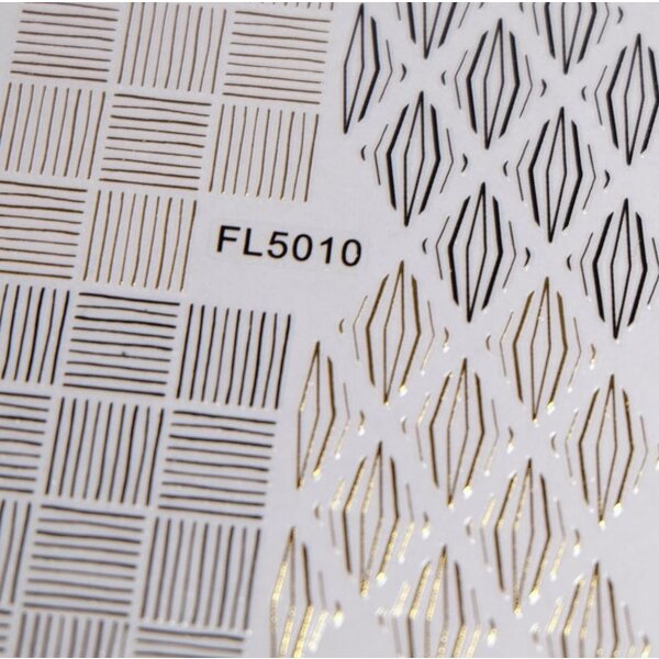 MPK Nails® Nail Sticker gold - FL 5010