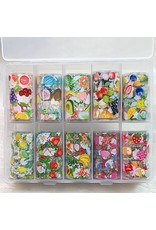 10x Nailart Transfer Folie in Box #33-03