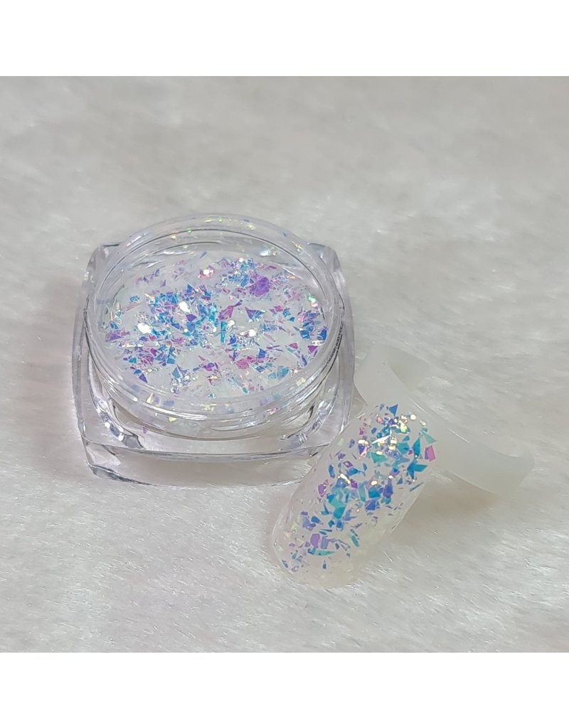 Nail Art Flakes mit Farbwechsel 04) Blue