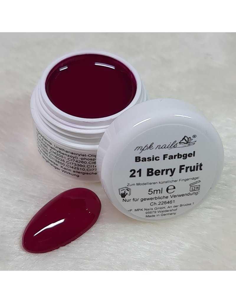 Basic Farbgel 21 Berry Fruit