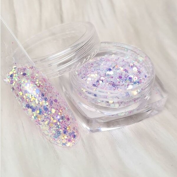 MPK Nails® 6x Pailletten Mix im Set - irisierend