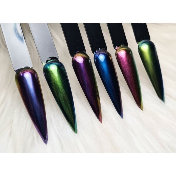 MPK Nails® 1x Finest Chrome Pigment mit Farbwechsel - ZUFALL