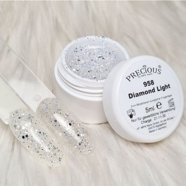 Precious Glittergel 958 Diamond Light