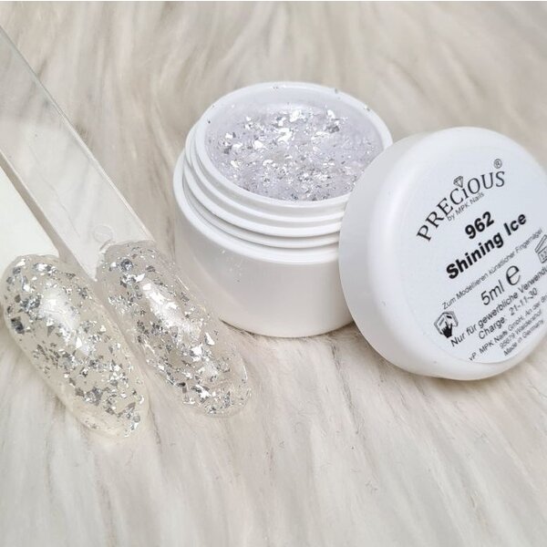 Precious Glittergel 962 Shining  Ice