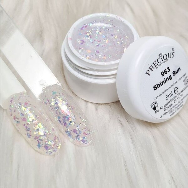 Precious Glittergel 963 Shining  Sun