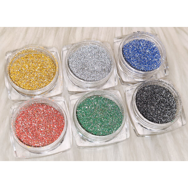 MPK Nails® 6x Beautiful Sparkle Glitter im Set