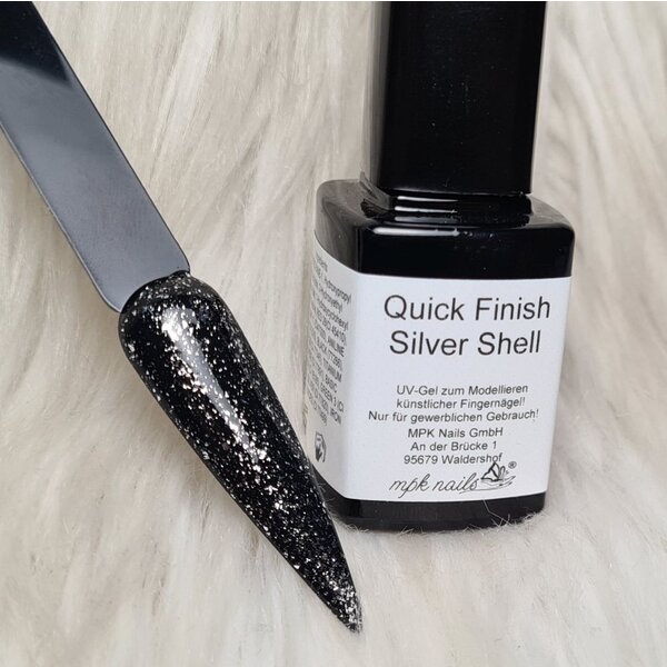 MPK Nails® Quick Finish Silver Shell 10ml