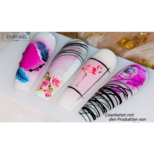 Fashion Nails Nail Wraps 3D 92