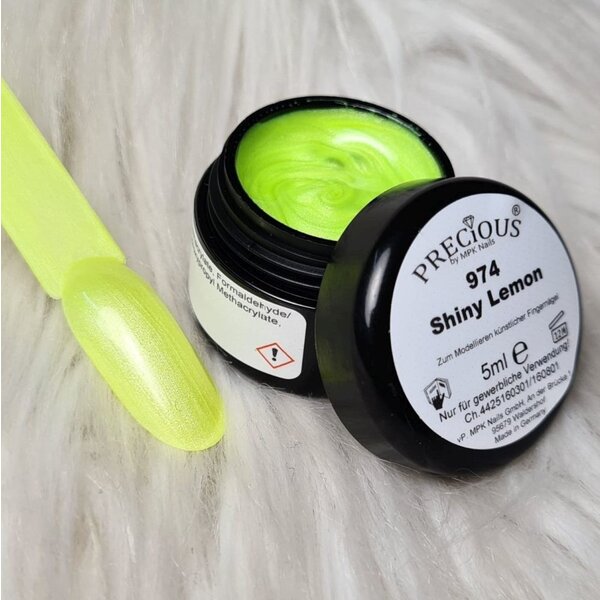 Precious Farbgel  Shiny Lemon 974