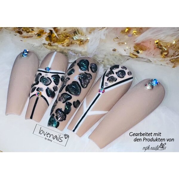 5D Cat Eye Farbgel Enigmatic Turquoise semi-opak
