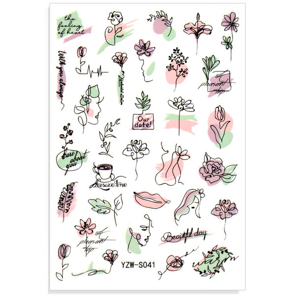 MPK Nails® Nail Sticker ST041