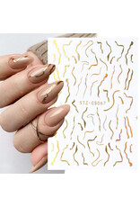 Nail Sticker ST067 gold