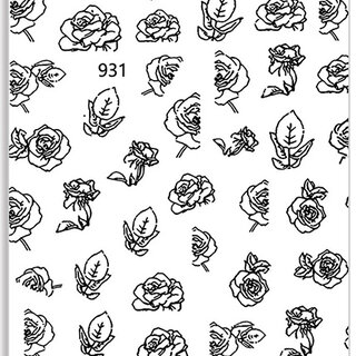 Nail Sticker ST1144 schwarz