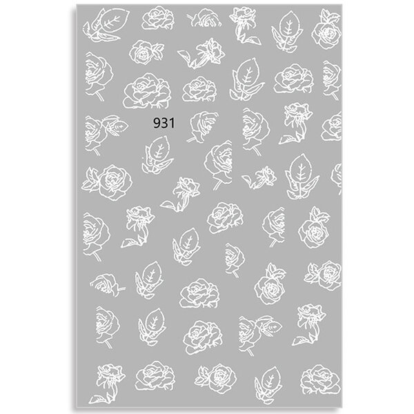 MPK Nails® Nail Sticker ST1144 weiß