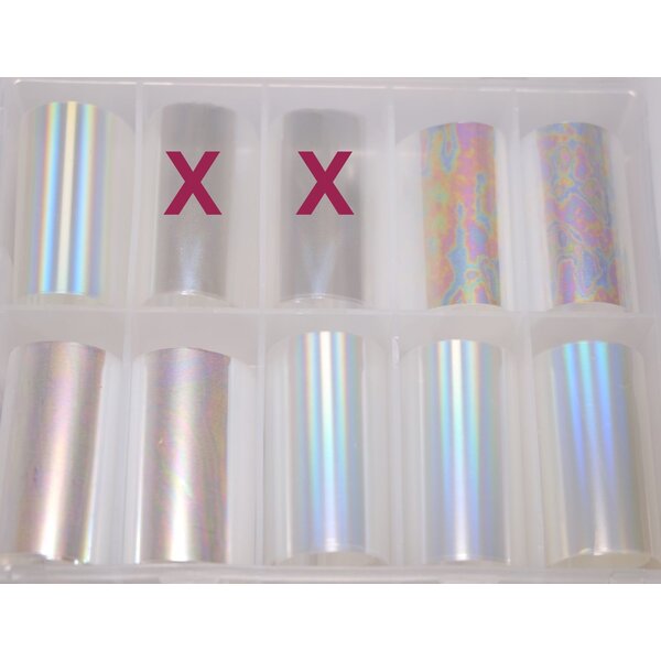MPK Nails® 8x Nailart Transfer Folie in Box #47