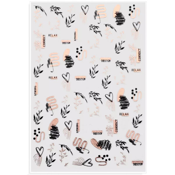 MPK Nails® Nail Sticker Rosè 06