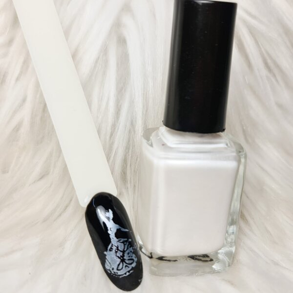 MPK Nails® Stampinglack 10ml 53 White metallic