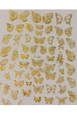 Nail Sticker Holographic LS02 - gold