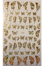 Nail Sticker Holographic LS01 - gold