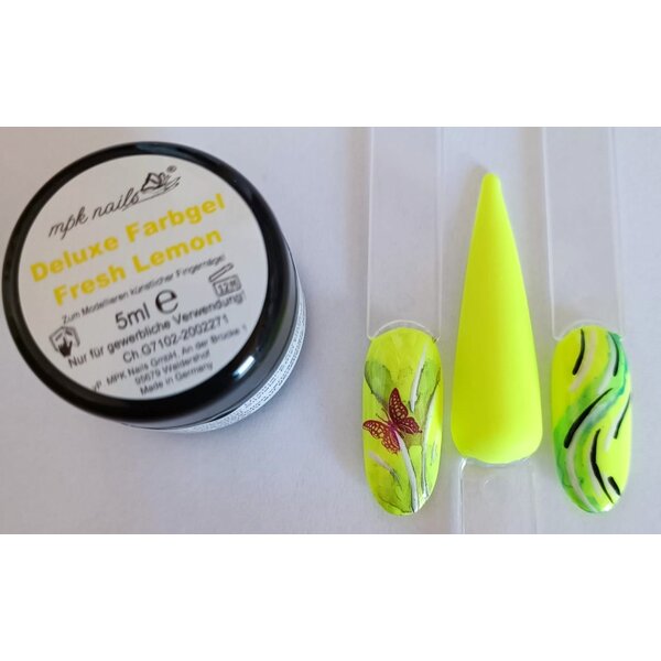 MPK Nails® Non Sticky Deluxe Farbgel Fresh Lemon