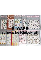 18x Nail Sticker - Set A - 2. Wahl / B-WARE