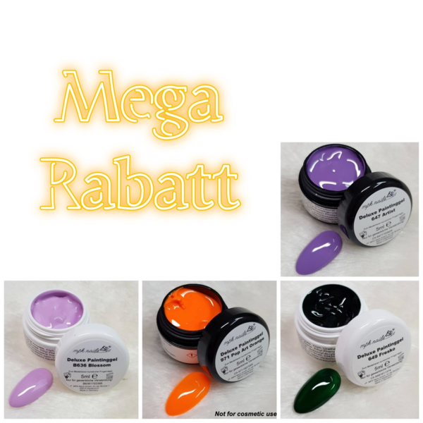 MPK Nails® 4x Deluxe UV Painting Gel im Set