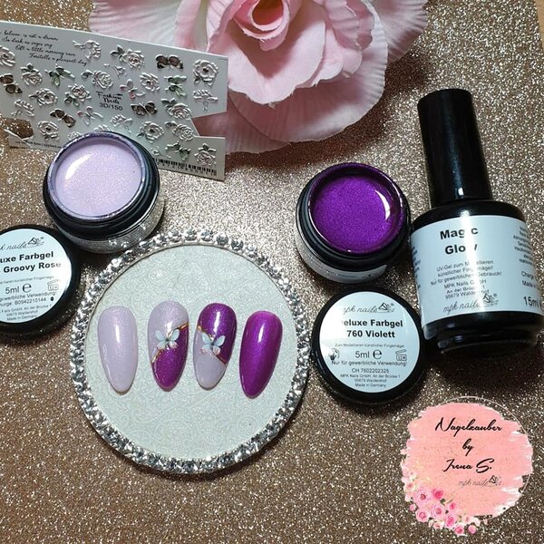 MPK Nails® Deluxe Farbgel 760 Violett
