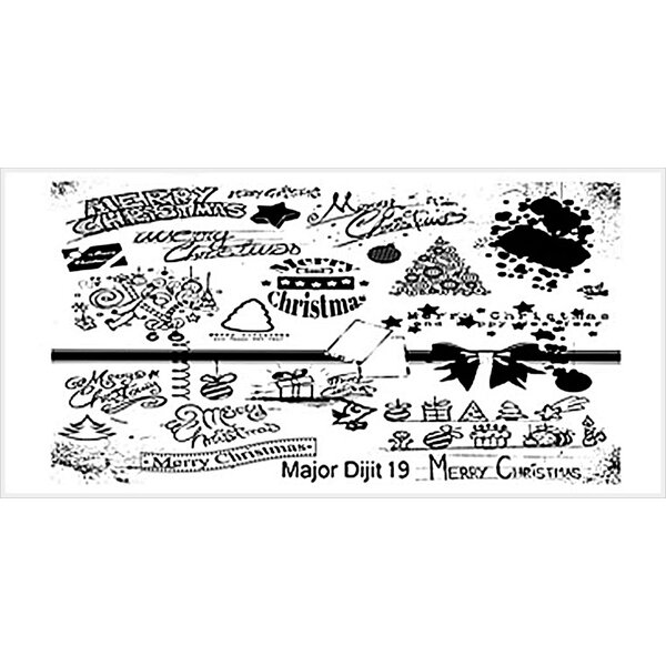 MPK Nails® Stamping Schablone Major 19