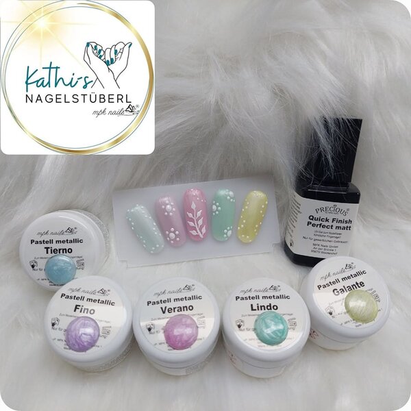 MPK Nails® Farbgel Pastell Metallic 5ml Tierno