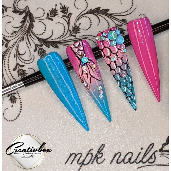 MPK Nails® Overlays Mermaid Kristalle Tropfen 11) MIX