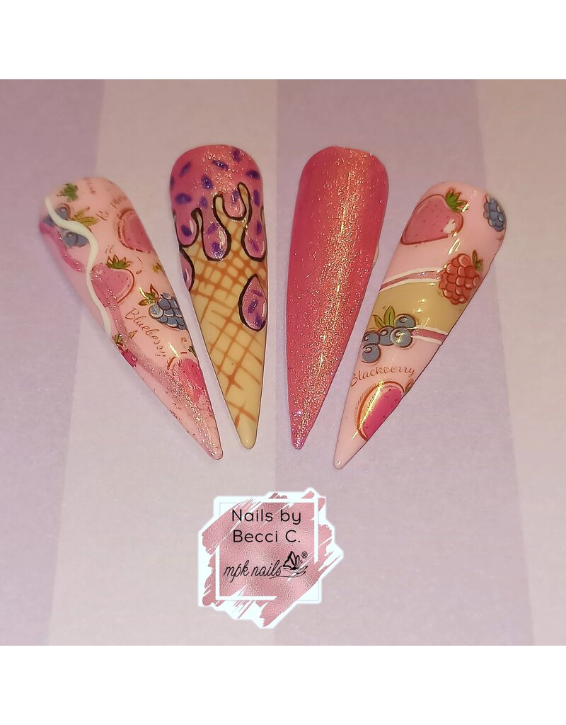 10x Nailart Transfer Folie in Box #33-03