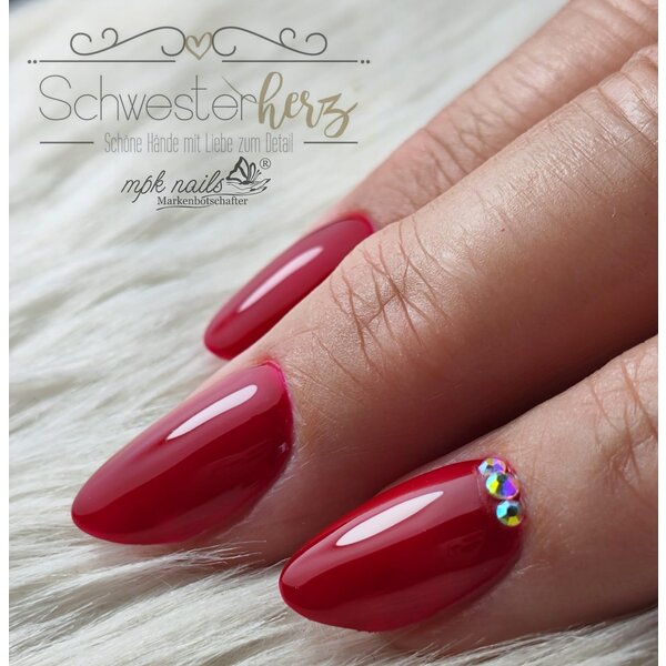 MPK Nails® 10ml UV Nagellack 78 Dunkelrot