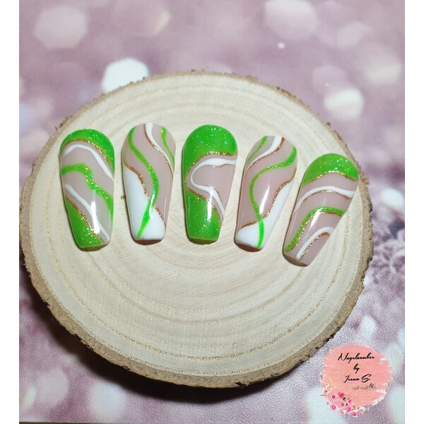 MPK Nails® Deluxe Glitter Gel Pixie Green
