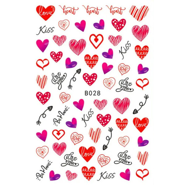 MPK Nails® Nail Sticker Love B028