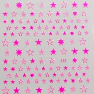 Nail Sticker Sterne pink 353