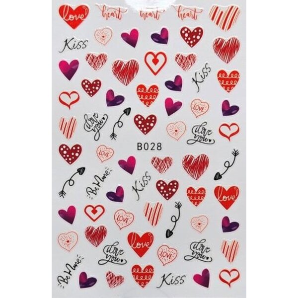 MPK Nails® Nail Sticker Love B028