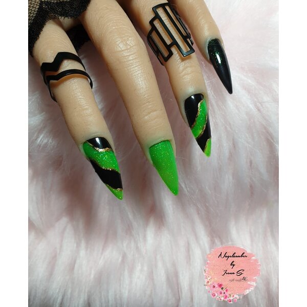 MPK Nails® Deluxe Glitter Gel Pixie Green