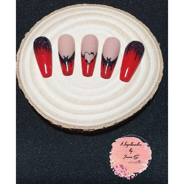 MPK Nails® Nail Sticker Herzen schwarz 093