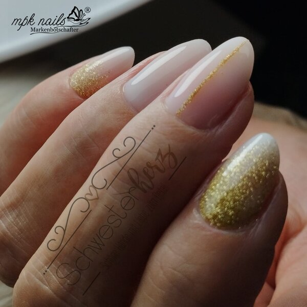 MPK Nails® UV Nagellack 19 - Glitter Gold