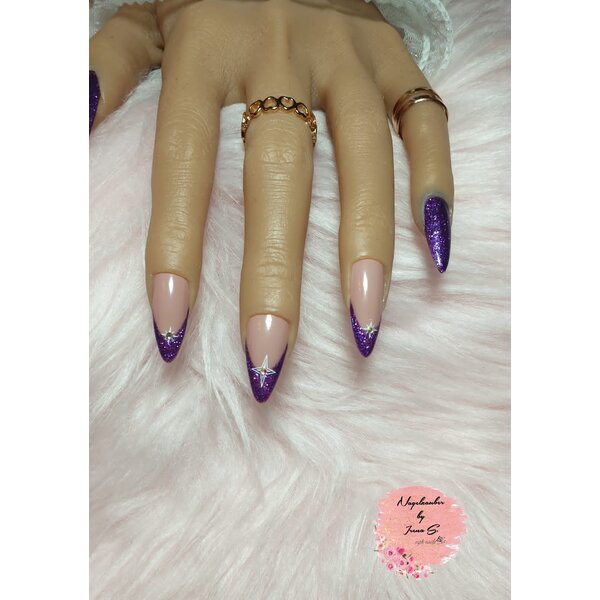 MPK Nails® Deluxe Glitter Gel 346 Star Violet