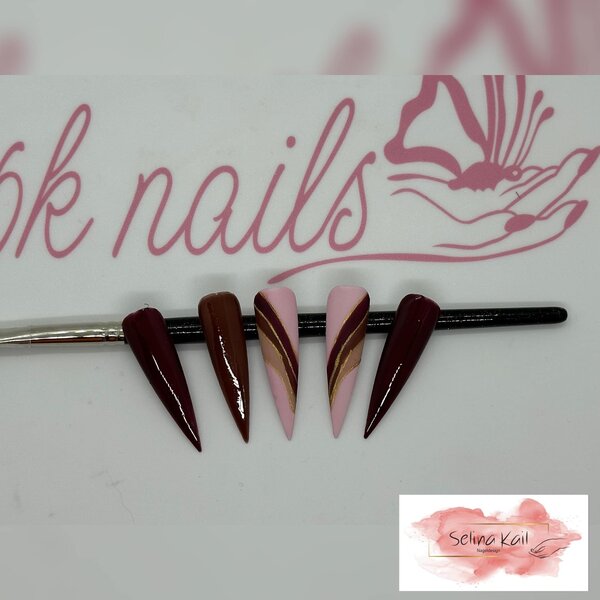 MPK Nails® Luxury Gel Polish 600 Red Chestnut