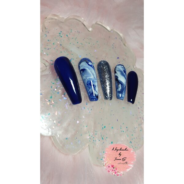 MPK Nails® Luxury Gel Polish 349 Roxstar Silver Blue